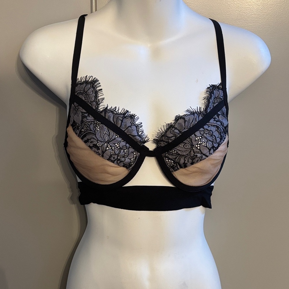 For Love & Lemons Loucette Demi Bra size M MSRP $150 - Picture 2 of 7